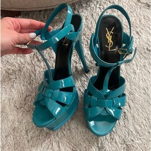 YSL tribute platform heels